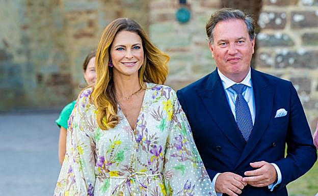 Magdalena de Suecia junto a su marido, Chris O'Neill. 