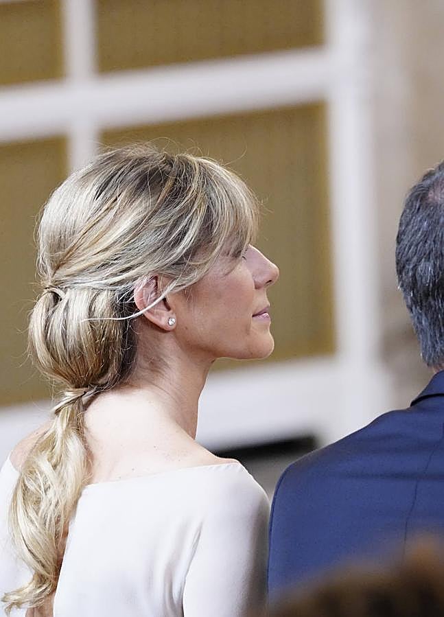 Imagen - Begoña Gómez lució una doble coleta con flequillo. / LIMITED PICTURES