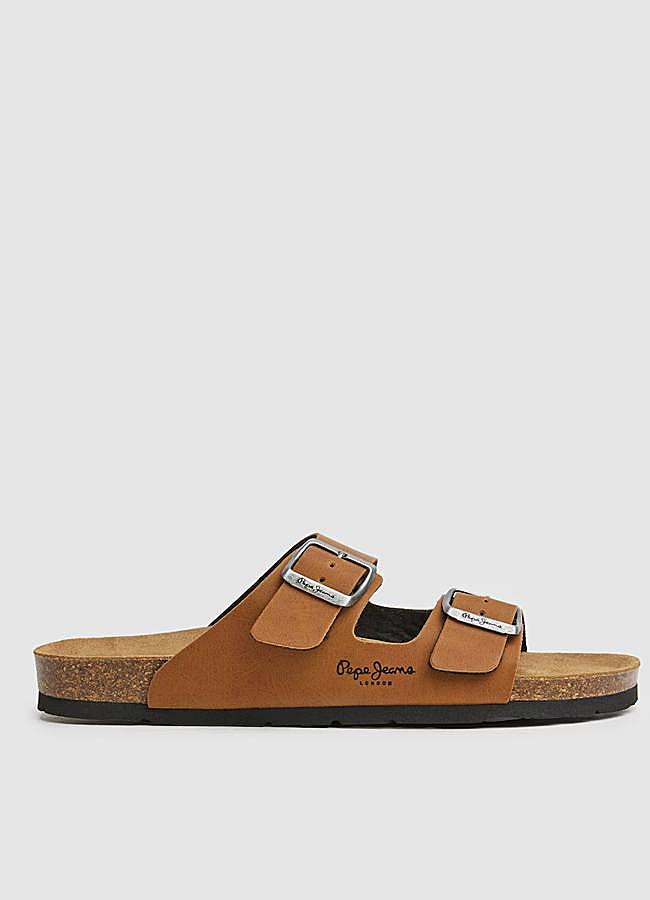 Imagen - Sandalias planas con doble hebilla de Pepe Jeans.