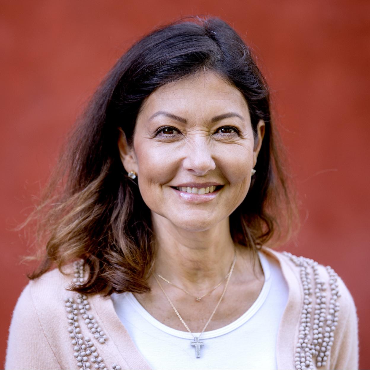 Alexandra Manley, ex mujer de Joaquín de Dinamarca. .