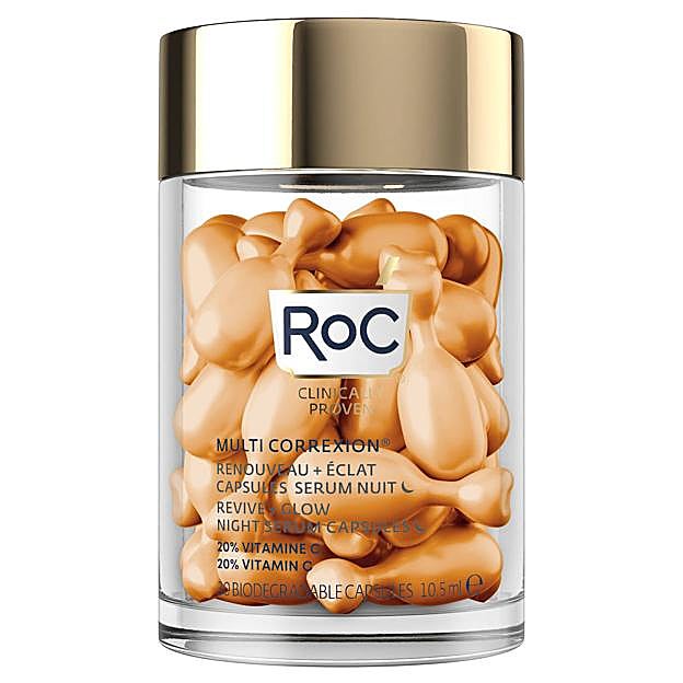 MULTI CORREXION® Revive + Glow Sérum De Noche En Cápsulas de RoC