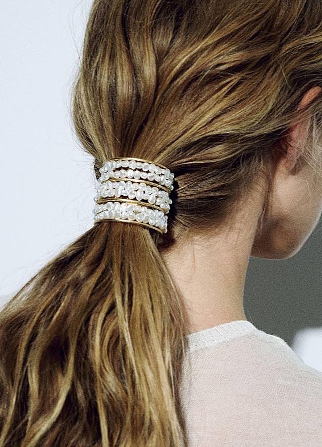 Imagen - Coletero rígido con perlas