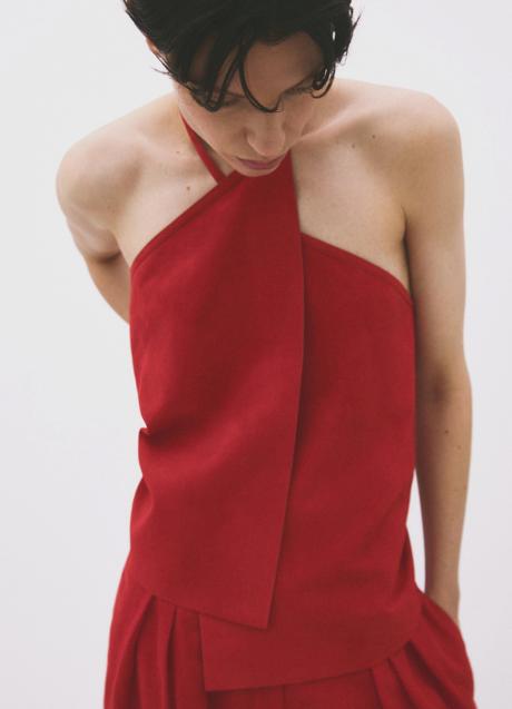 Imagen - Top rojo de Massimo Dutti (169 euros)