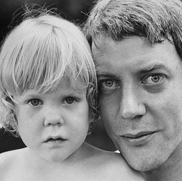 Donald Sutherand y su hijo Kiefer, en una imagen familiar. 