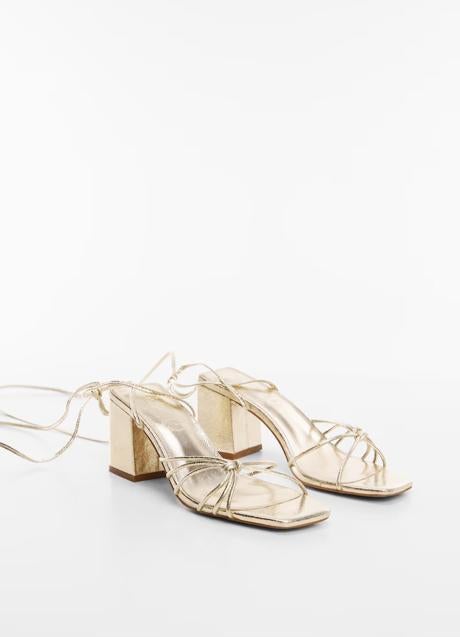Imagen - Sandalias doradas de Mango (39,95 euros)