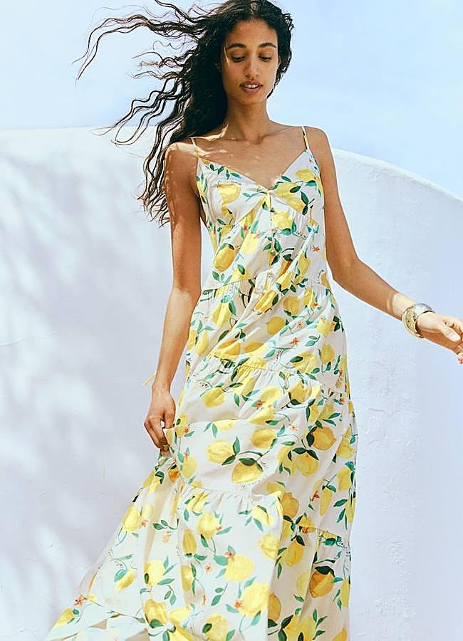 Imagen - Vestido midi con estampado de limones