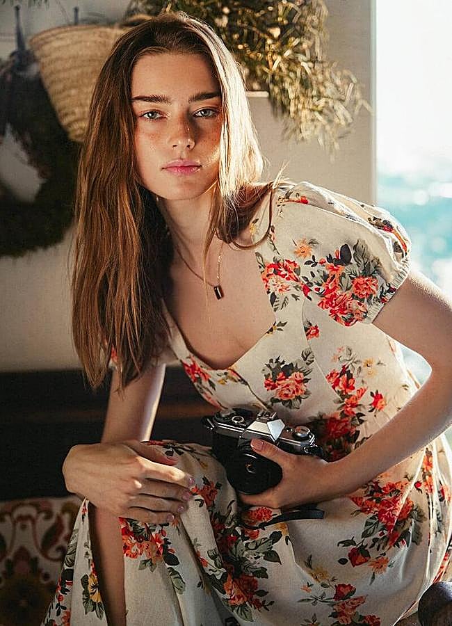 Imagen - Vestido de lino con estampado floral