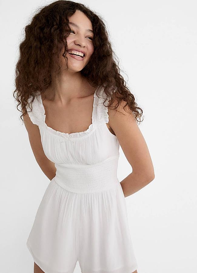 Imagen - Mono romántico blanco