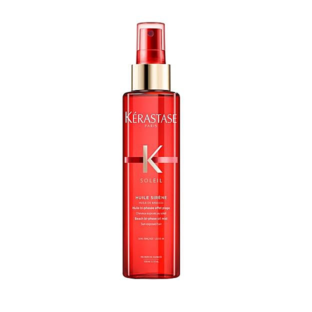 El Huile Sirène Soleil de Kérastase es un aceite para el pelo que elimina el encrespamiento y protege el cabello. (37,80 euros).