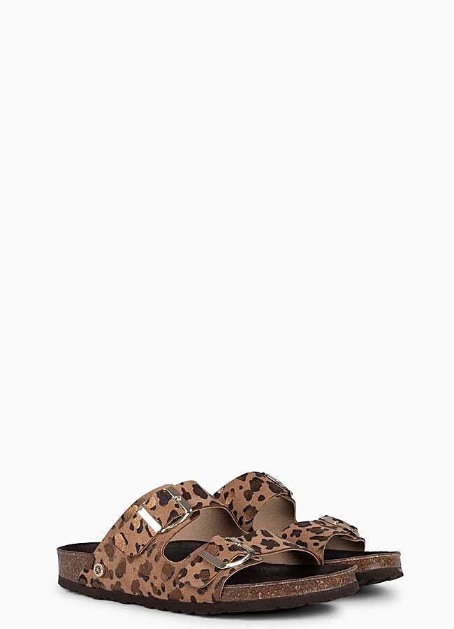 Imagen - Sandalias con hebillas de leopardo