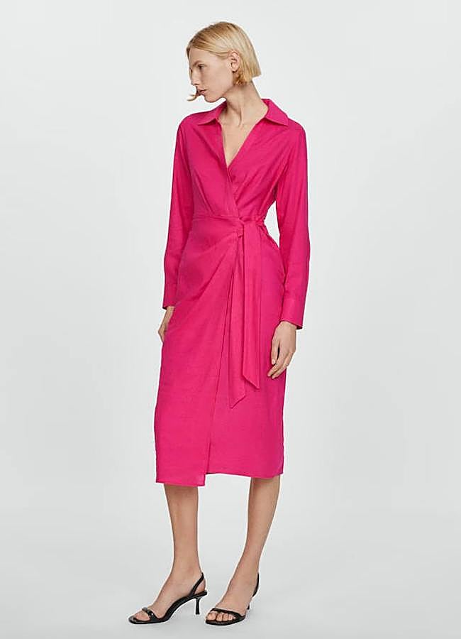 Imagen - Vestido camisero midi de lino