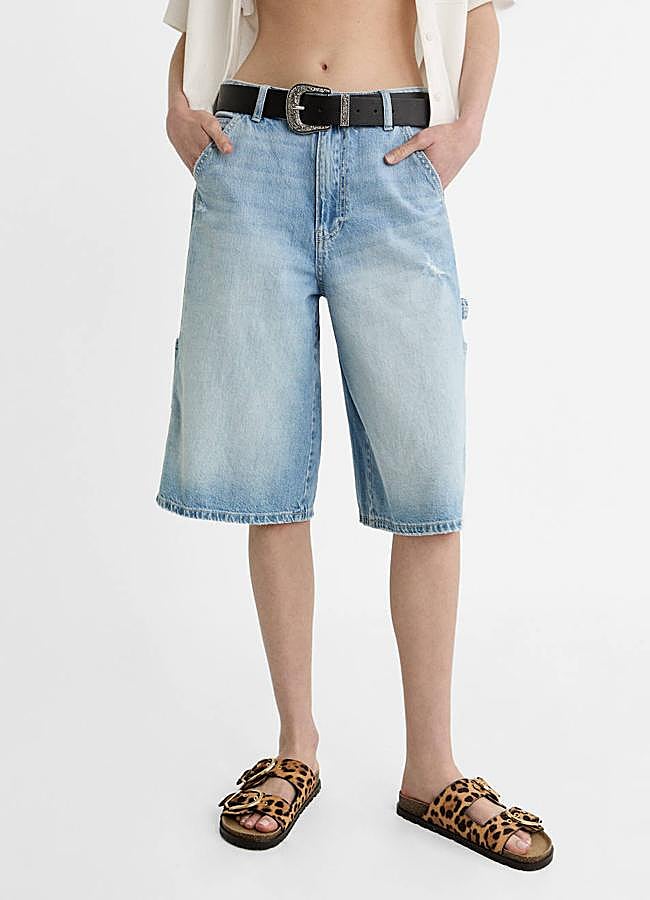 Imagen - Bermudas vaqueras estilo carpenter