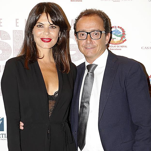 María José Suárez, con Jordi Nieto, padre de su hijo Elías. 