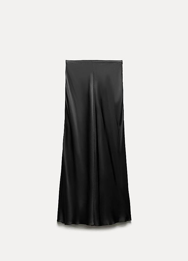 Imagen - Falda satinada de Zara.