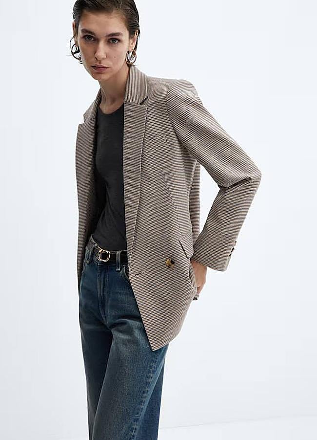 Imagen - Blazer básica de cuadros