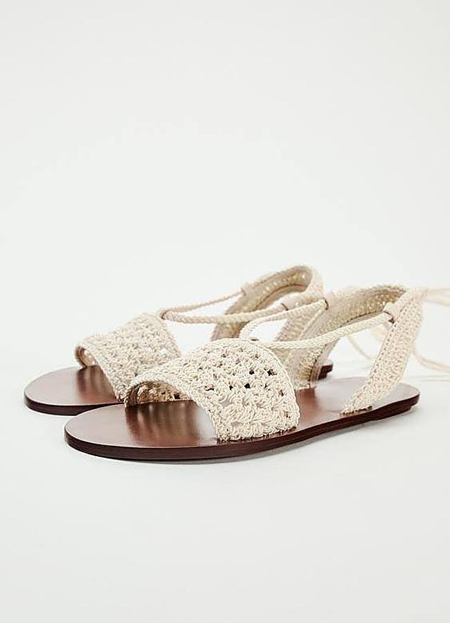 Imagen - Sandalias planas de crochet