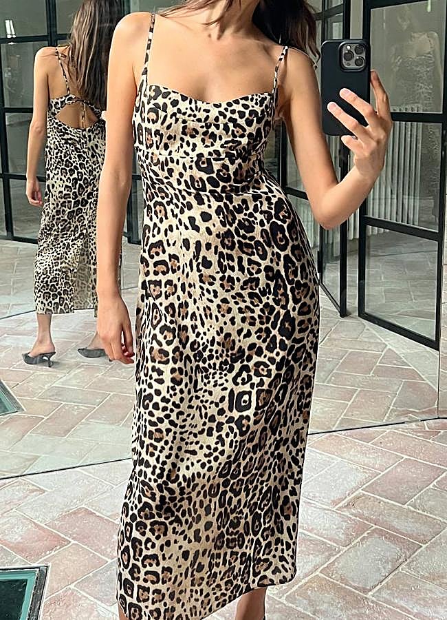 Imagen - Vestido de leopardo midi