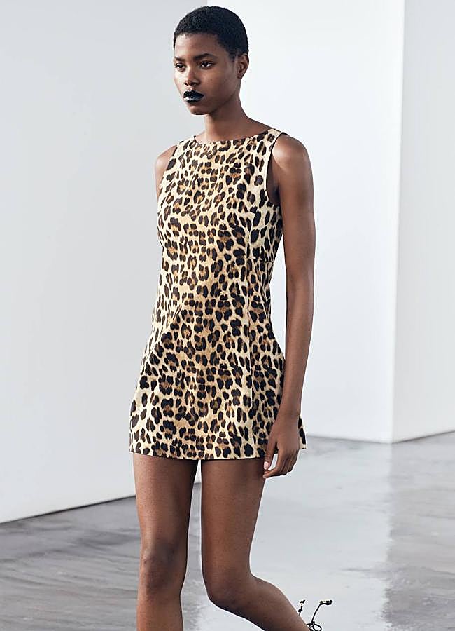Imagen - Vestido de leopardo corto minimalista