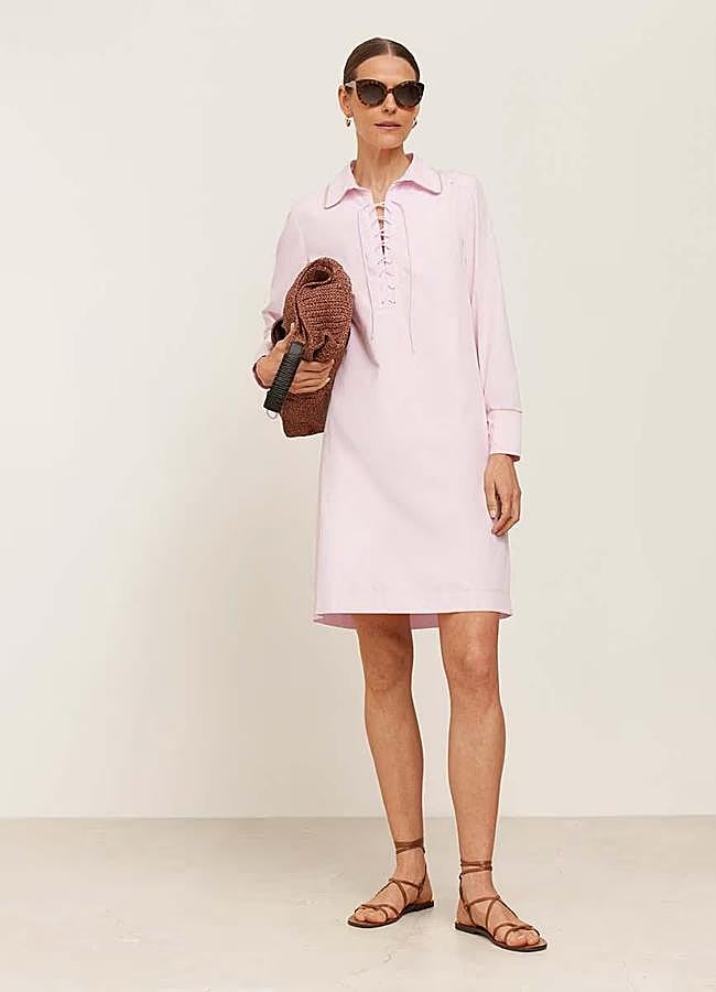 Imagen - Vestido camisero cruzado de Simorra.