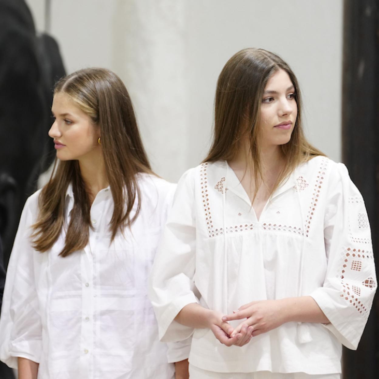 La princesa Leonor y la infanta Sofía.