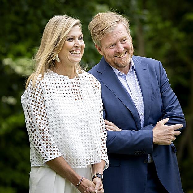 Los reyes Guillermo Alejandro y Máxima de Holanda. 