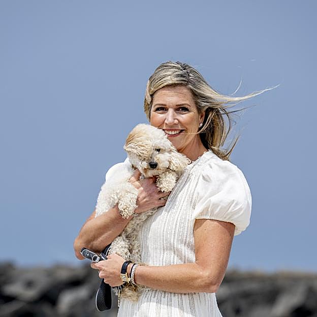 Máxima de Holanda en sus últimas vacaciones de verano. 