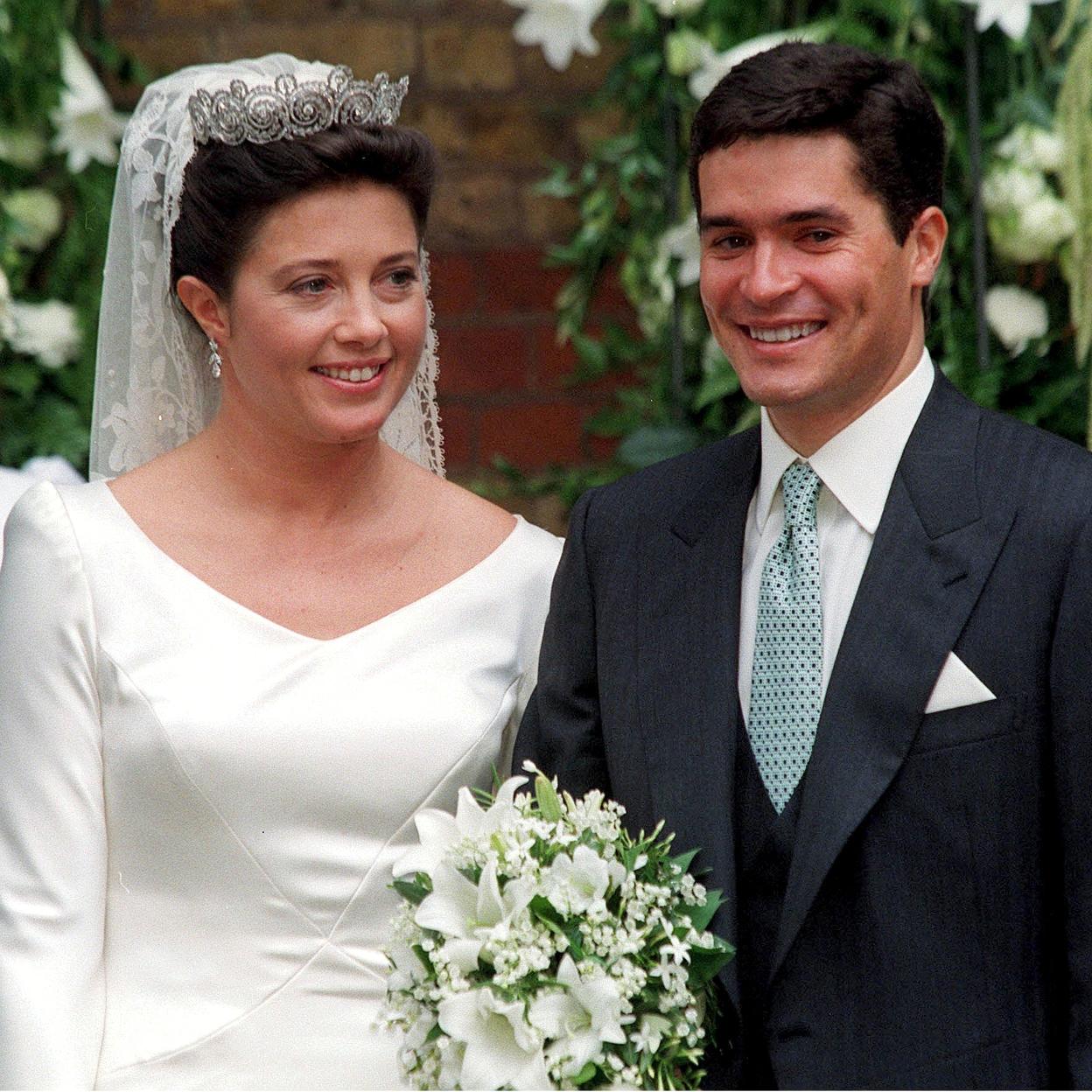 Alexia de Grecia y Carlos Morales, el día de su boda.