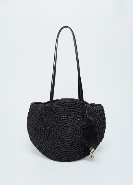 Imagen - Bolso negro de rafia de Sfera (19,99 euros)