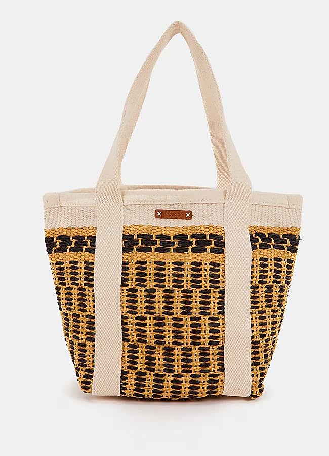 Imagen - Capazo de negro y blanco de Albaccino.