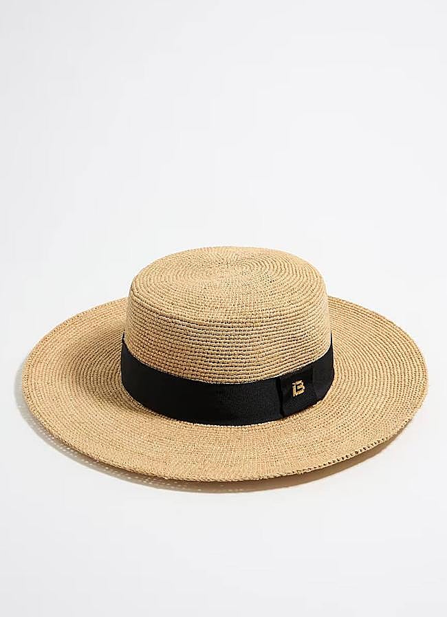 Imagen - Sombrero de rafia tipo canotier