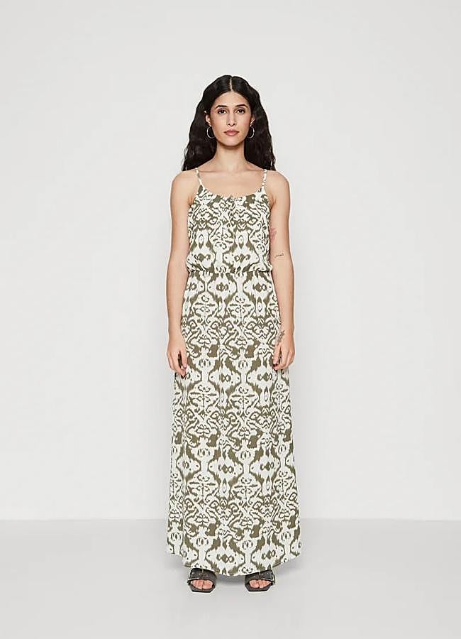 Imagen - Vestido estampado verde de Only (a la venta en Zalando), 15,79 euros.