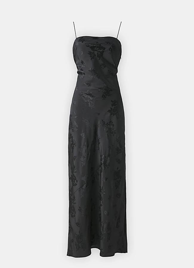 Imagen - Vestido negro de satén de Abercombie Fitch, 119,95 euros.