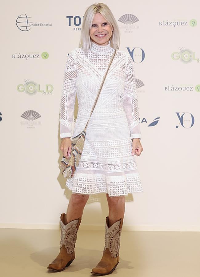 Imagen - Eugenia Martínez de Irujo con un vestido blanco boho-chic. / GTRES