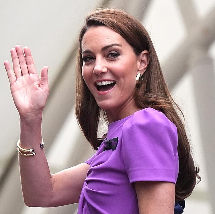 Cinco vestidos de invitada en morado para copiar el look de Kate Middleton en su vuelta