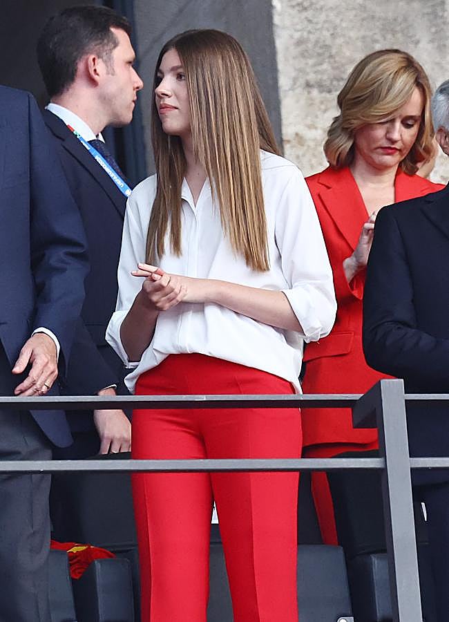 Imagen - La infanta Sofía en la final de la Eurocopa 2024/GTRES