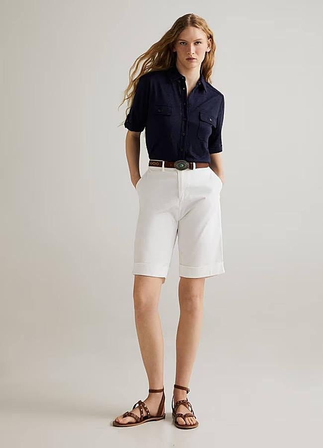 Imagen - Bermudas blancas de algodón