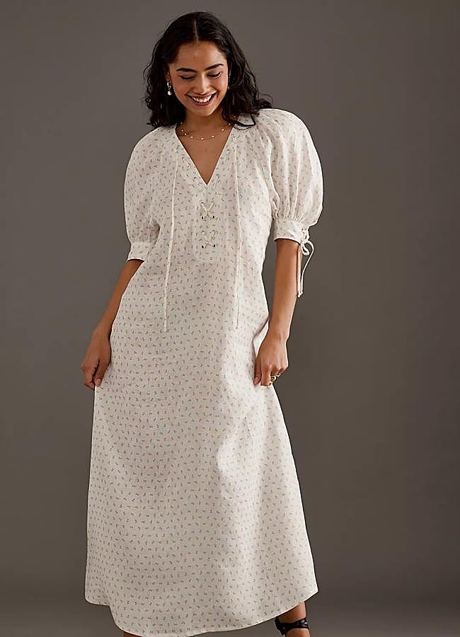 Imagen - Vestido amplio de manga corta de Sleeper, 253,95 euros.