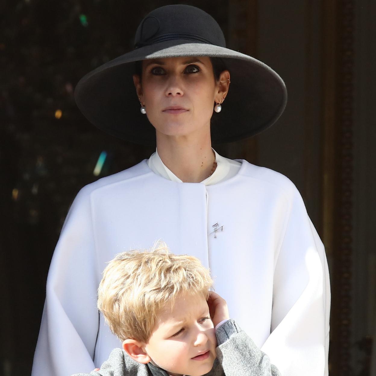 Tatiana Santo Domingo y su hijo, Sacha Casiraghi. 