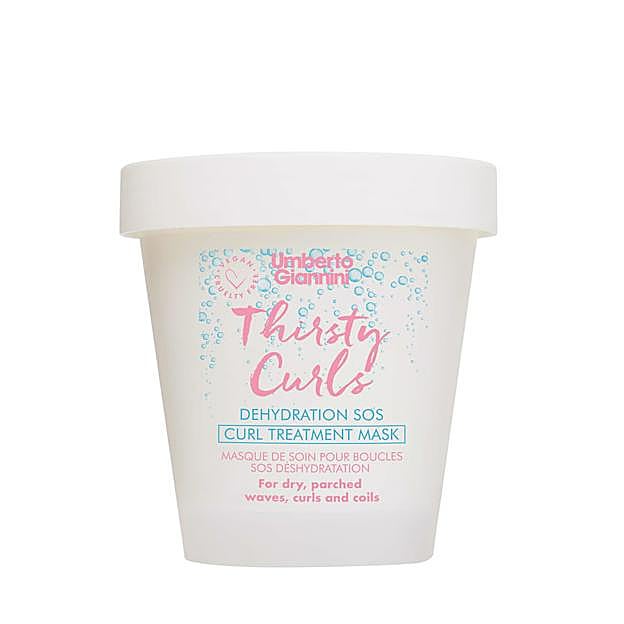 Mascarilla de tratamiento Thirsty Curls Dehydration SOS de Umberto Giannini