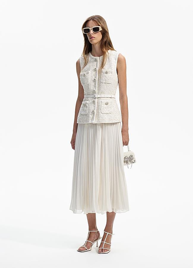 Imagen - El vestido de Self-Portrait que ha elegido la reina Letizia (550 euros).