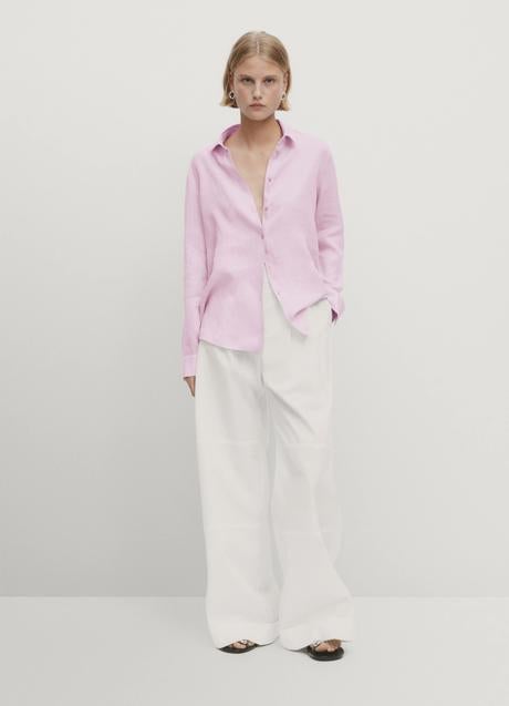 Imagen - Camisa rosa de Massimo Dutti (39,99 euros)