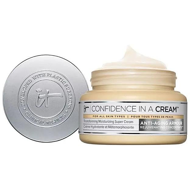 Confidence Crema Antiedad Hidratante de IT Cosmetics.
