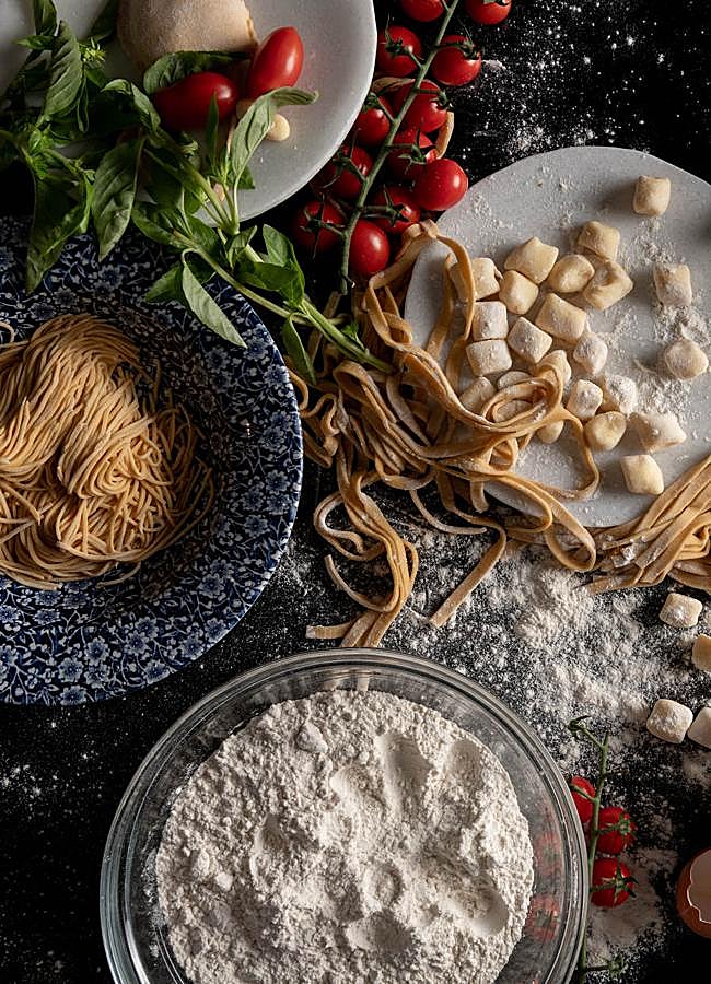 Imagen - La pasta fresca de Alduccio, que se elabora diariamente y con los que se elaboran más de una decena de platos. / DR