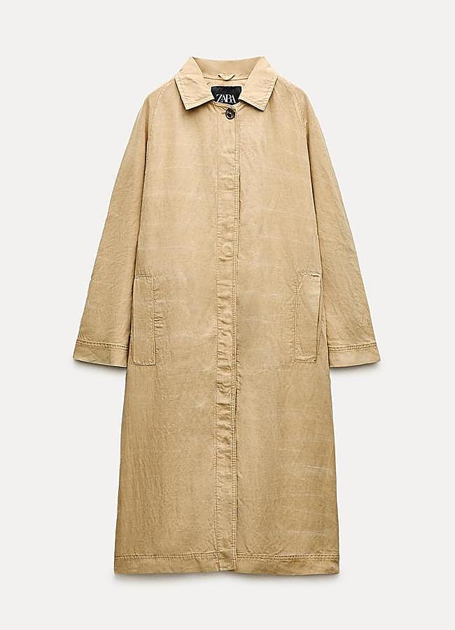 Imagen - Trench fluido lavado ZW Collection de Zara (29,99€)