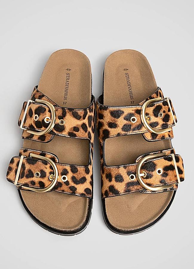 Imagen - Sandalias de hebillas animal print