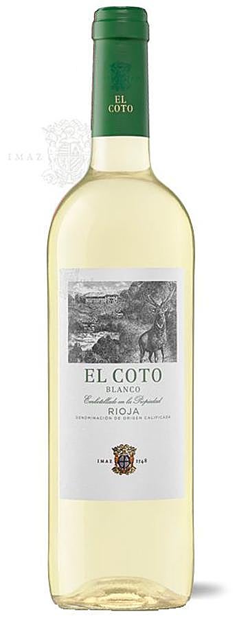 Imagen - Botella de El Coto Blanco, uno de los vinos blancos de la conocida bodega riojana. /DR