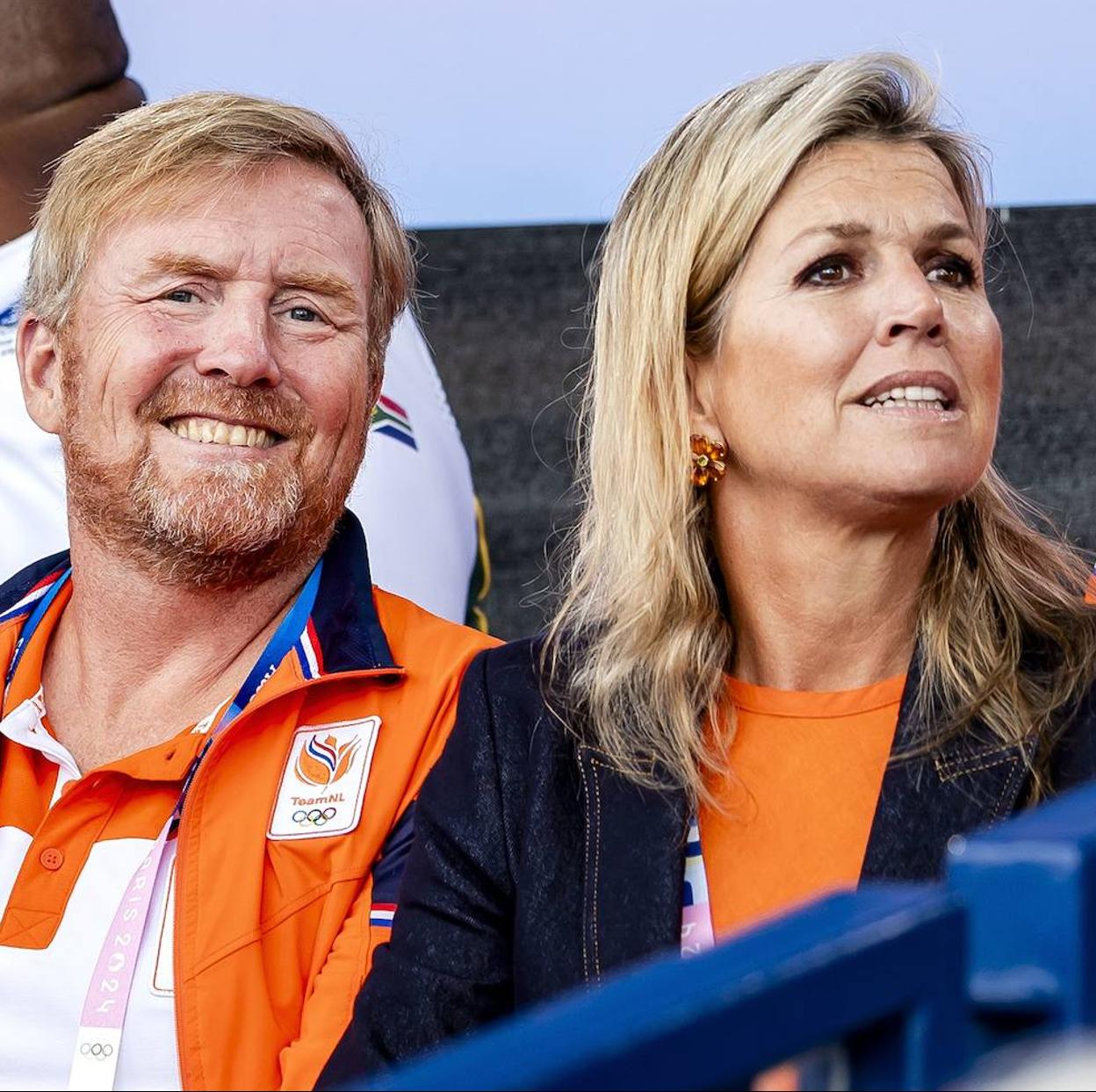Guillermo y Máxima de Holanda en los Juegos Olímpicos de París.