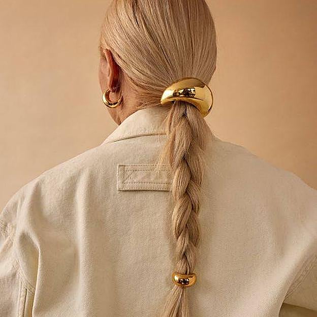 Trenza clásica con pony cuff