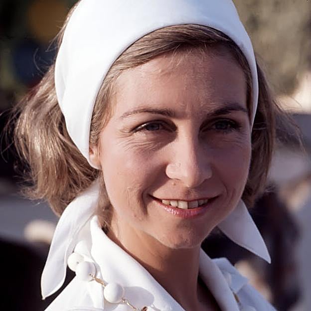 La reina Sofía en la década de los ochenta. 
