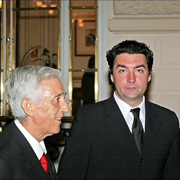 Paco Camino, con su hijo Rafa.